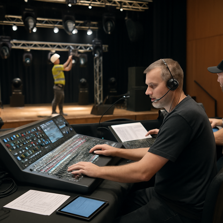 Stambaugh Online: Licht- und Tontechnik Koordination für Events